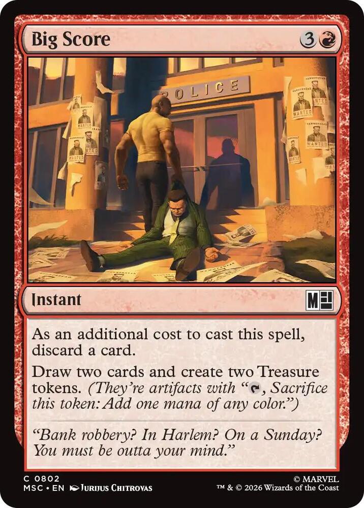 Big Score 802 (Commander: Marvel Super Heroes) - Foil