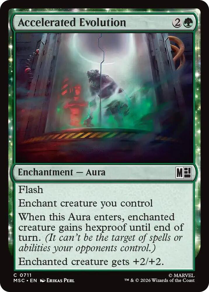 Accelerated Evolution 711 (Commander: Marvel Super Heroes) - Foil