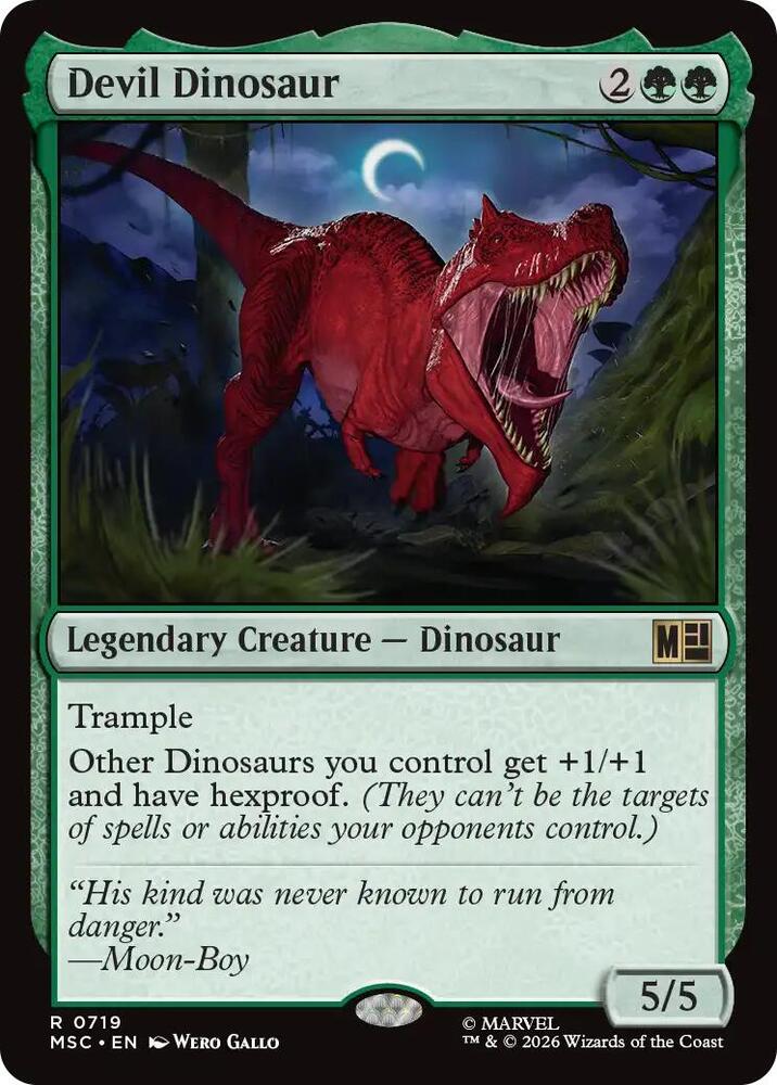 Devil Dinosaur 719 (Commander: Marvel Super Heroes) - Foil