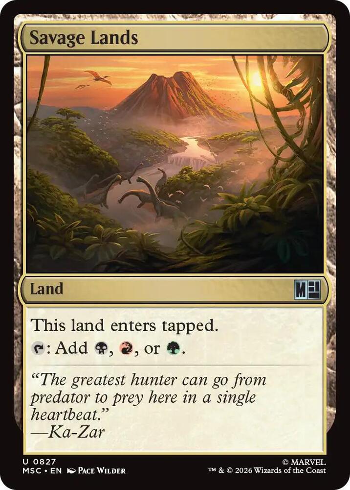 Savage Lands 827 (Commander: Marvel Super Heroes) - Foil