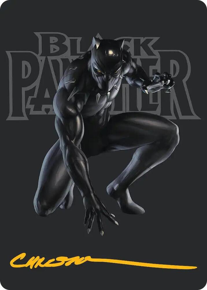 Black Panther Hope Enduring Art Card Gold Stamped Signature 27 (Art Series: Marvel Super Heroes)