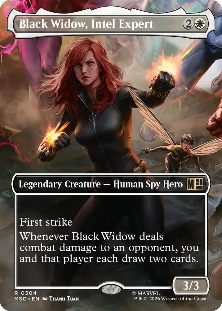 Black Widow, Intel Expert 504 (Commander: Marvel Super Heroes) - Borderless