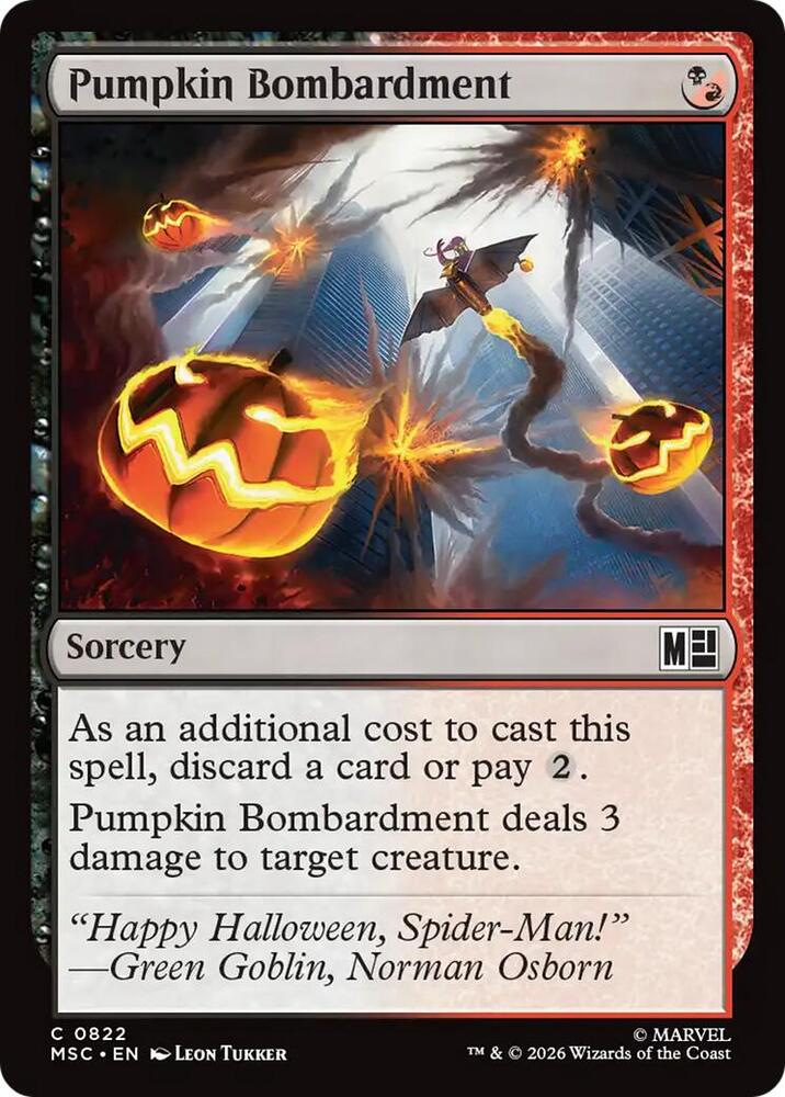 Pumpkin Bombardment 822 (Commander: Marvel Super Heroes) - Foil