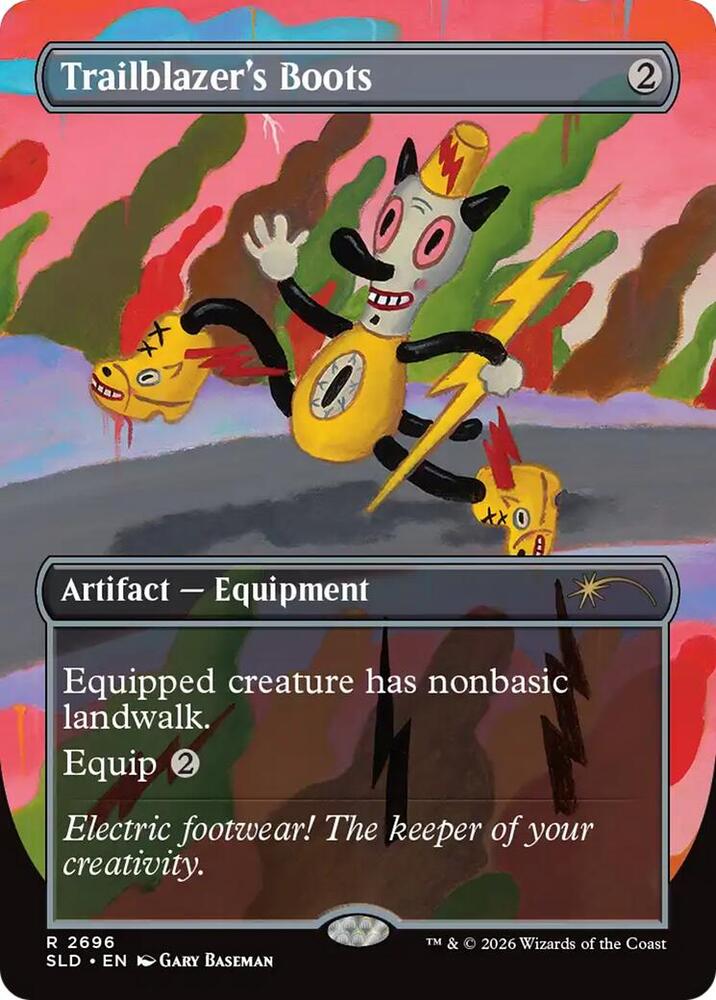 Trailblazer's Boots 2696 (Secret Lair Drop Series) - Borderless