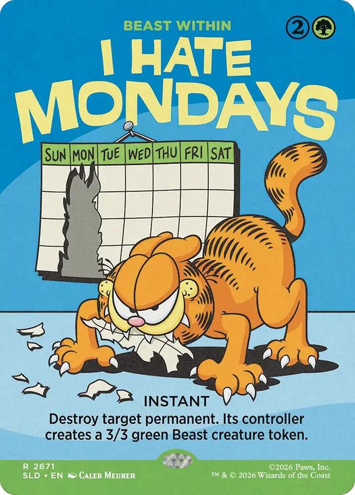 I Hate Mondays Beast Within 2671 (Secret Lair Drop Series)