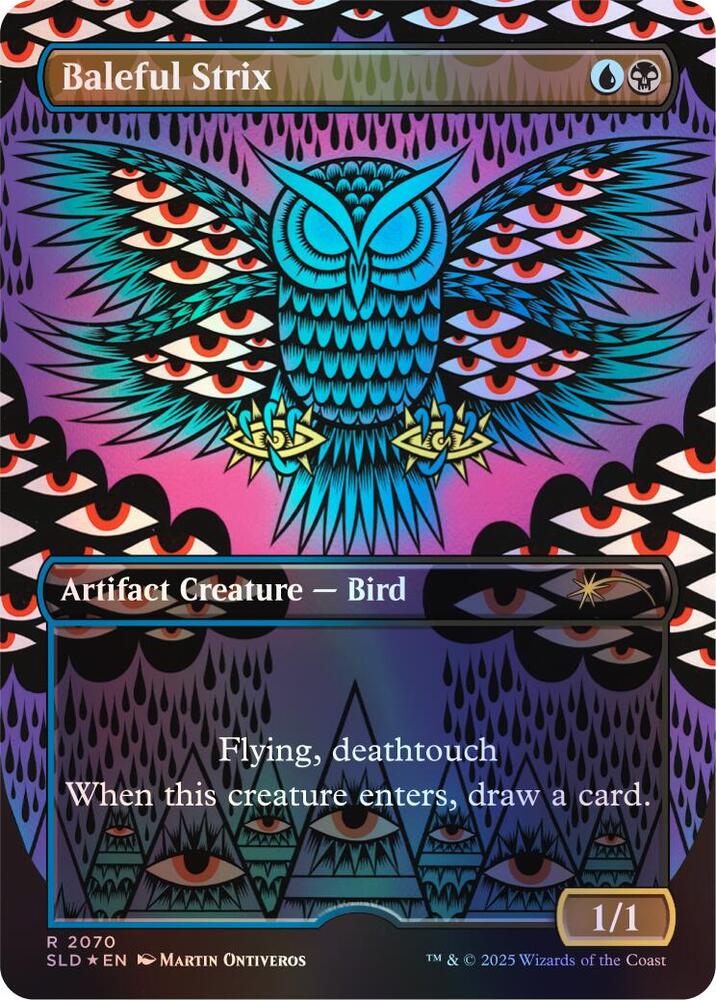 Baleful Strix 2070 Rainbow Foil 2070 (Secret Lair Drop Series) - Foil