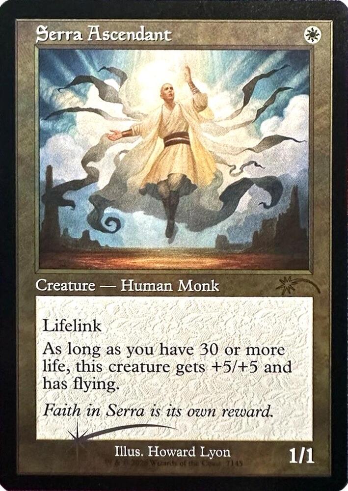 Serra Ascendant Retro Frame 7145 (Secret Lair Drop Series) - Foil