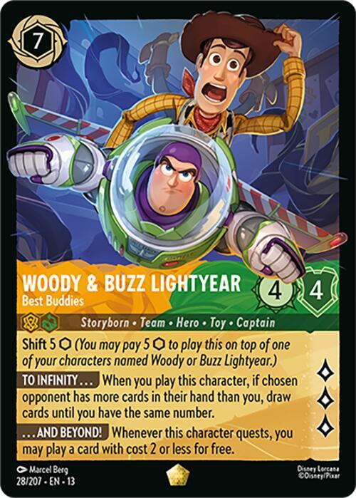 Woody and Buzz Lightyear, Best Buddies 28/204 (Attack of the Vine!)