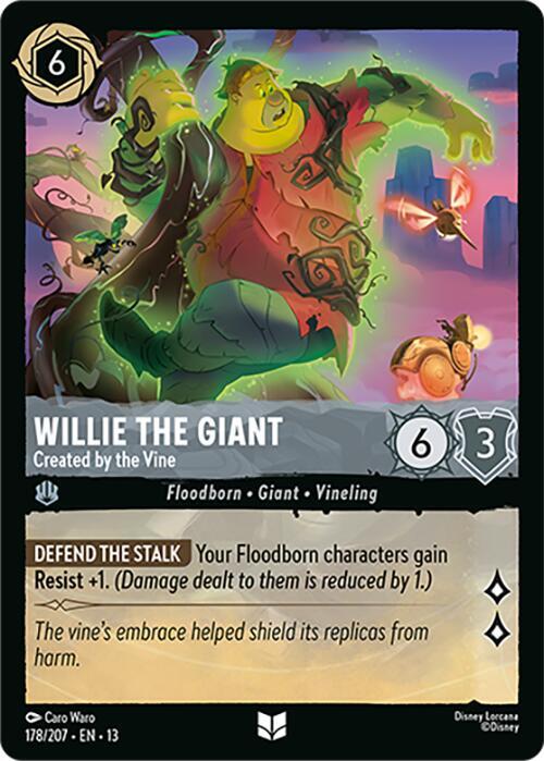 Willie the Giant, Created by the Vine 178/204 (Attack of the Vine!)