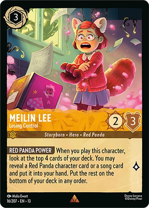 Meilin Lee, Losing Control 16/207 (Attack of the Vine!) - Cold Foil