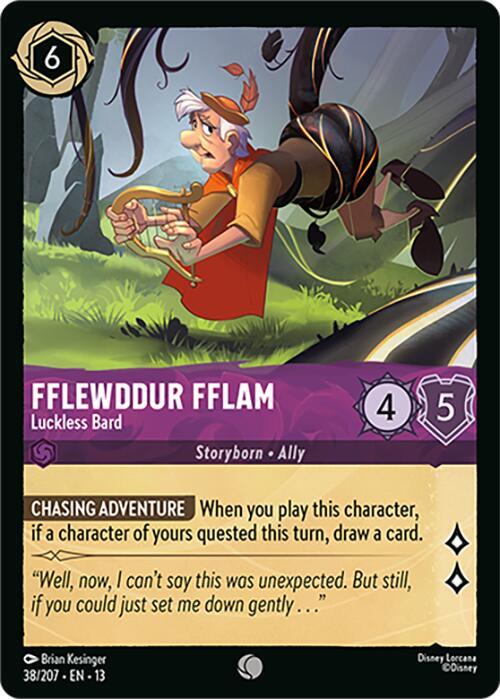 Fflewddur Fflam, Luckless Bard 38/204 (Attack of the Vine!)