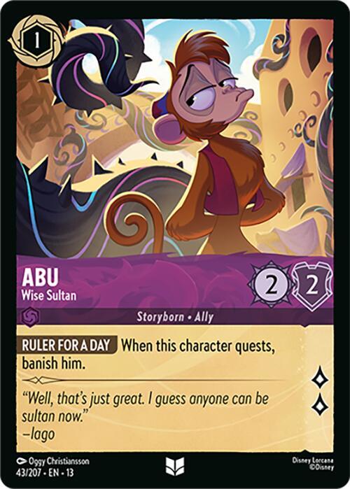Abu, Wise Sultan 43/204 (Attack of the Vine!)