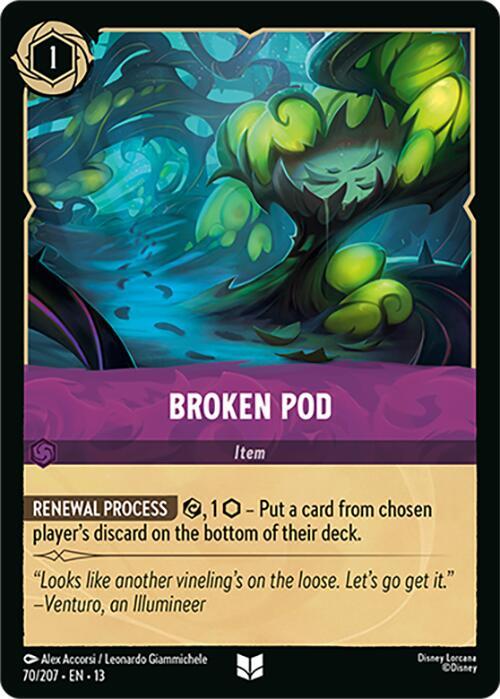 Broken Pod 70/207 (Attack of the Vine!) - Cold Foil