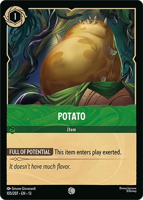 Potato 105/204 (Attack of the Vine!) - Cold Foil