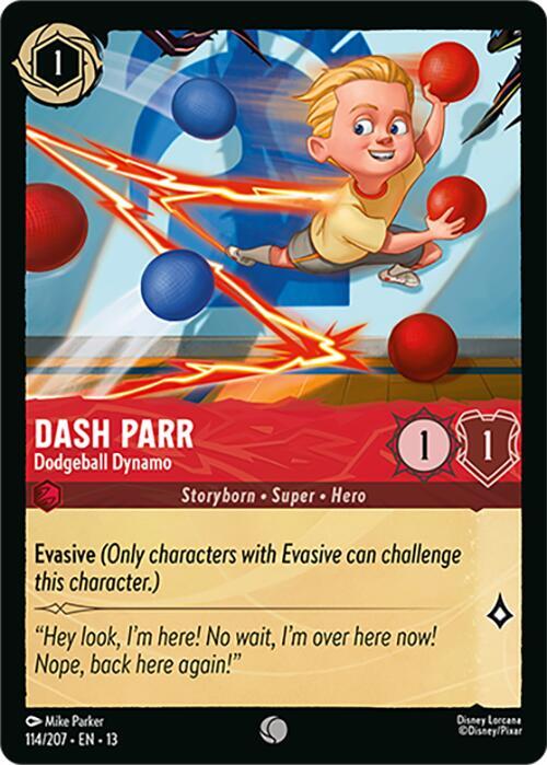 Dash Parr, Dodgeball Dynamo 114/204 (Attack of the Vine!)