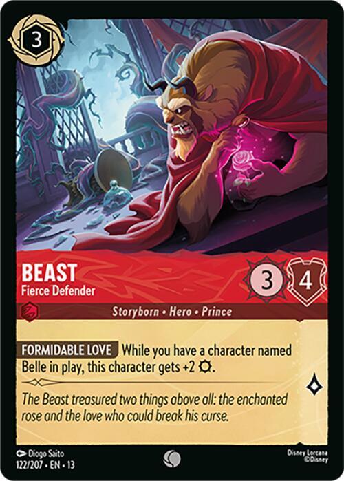Beast, Fierce Defender 122/204 (Attack of the Vine!)