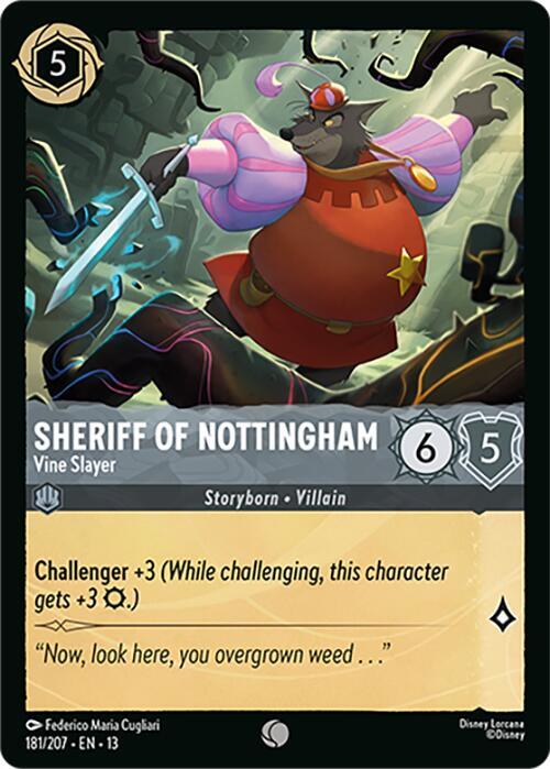 Sheriff of Nottingham, Vine Slayer 181/204 (Attack of the Vine!) - Cold Foil