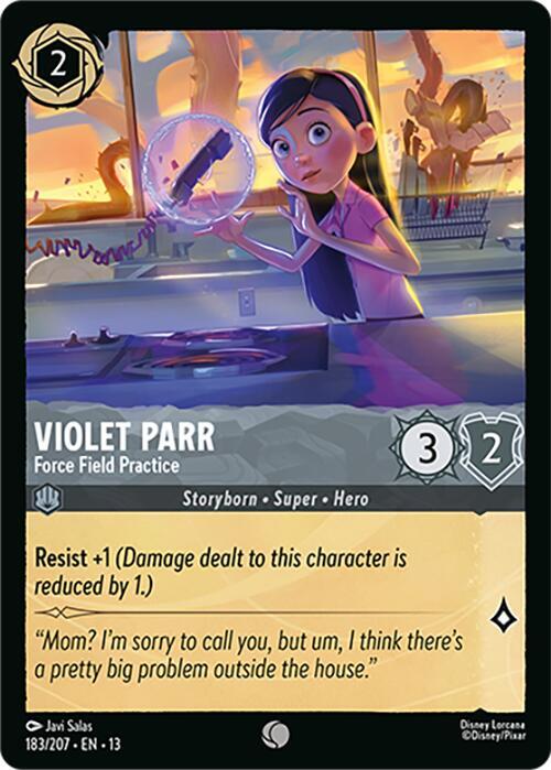 Violet Parr, Force Field Practice 183/204 (Attack of the Vine!)
