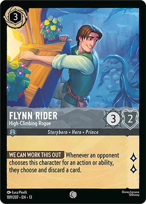 Flynn Rider, High-Climbing Rogue 189/204 (Attack of the Vine!)