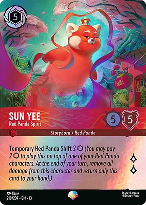 Sun Yee, Red Panda Spirit 218/204 (Attack of the Vine!) - Holofoil