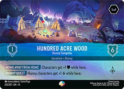 Hundred Acre Wood, Hunny Campsite 222/204 (Attack of the Vine!) - Holofoil
