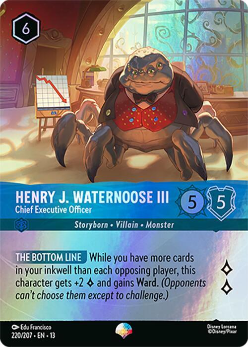 Henry J. Waternoose III, Chief Executive Officer 220/204 (Attack of the Vine!) - Holofoil