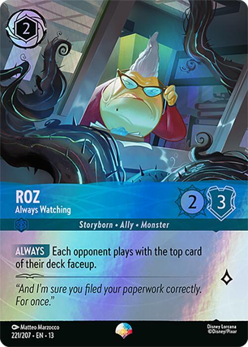 Roz, Always Watching 221/204 (Attack of the Vine!) - Holofoil