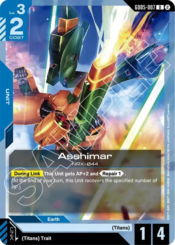 Asshimar GD05-007 (Freedom Ascension)