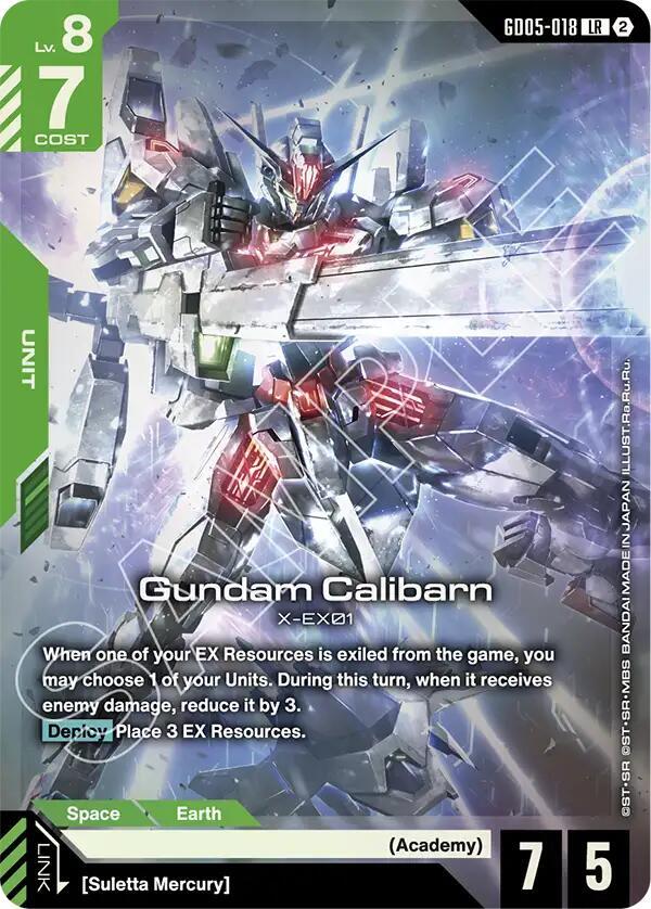 Gundam Calibarn GD05-018 (Freedom Ascension) - Holofoil