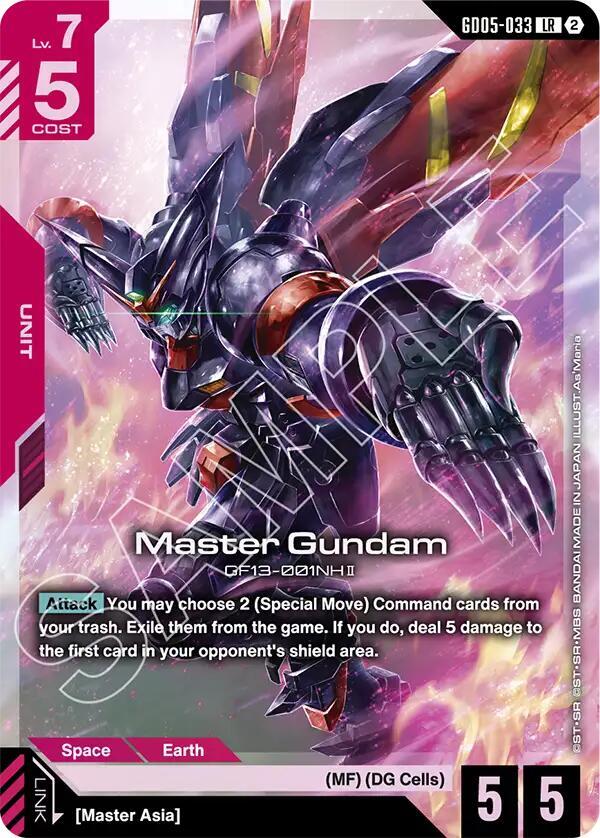 Master Gundam GD05-033 (Freedom Ascension) - Holofoil