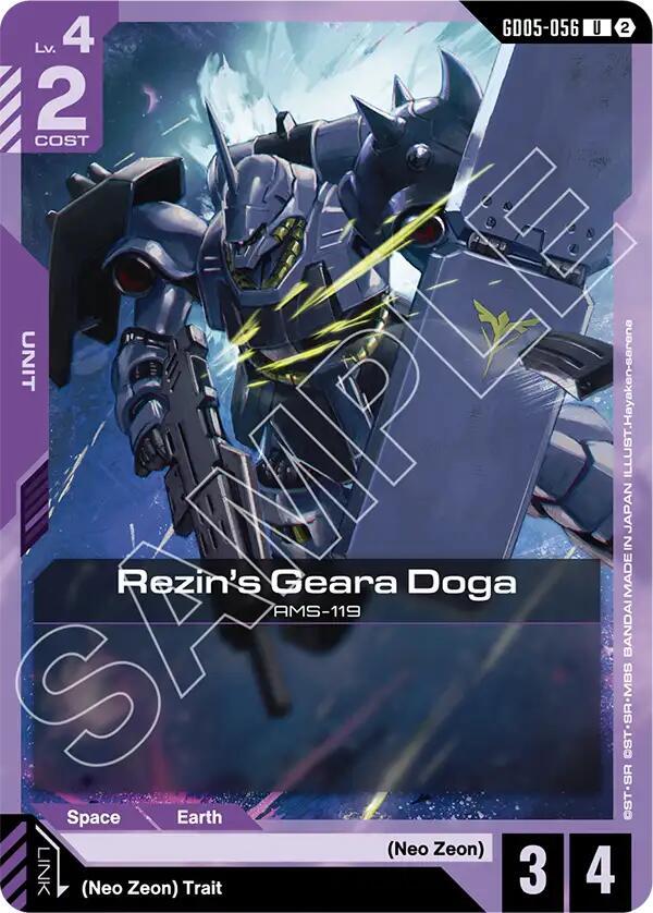 Rezin's Geara Doga GD05-056 (Freedom Ascension)