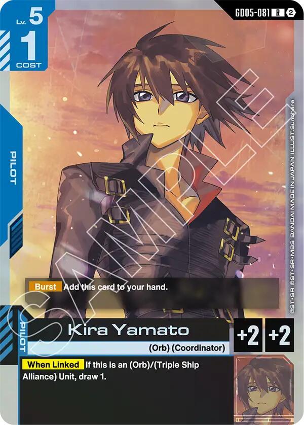 Kira Yamato GD05-081 (Freedom Ascension) - Holofoil
