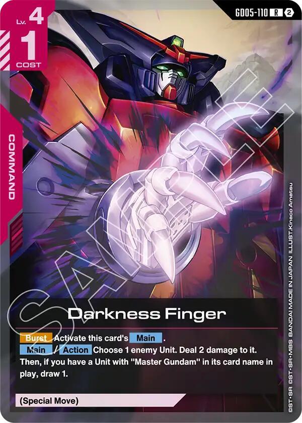 Darkness Finger GD05-110 (Freedom Ascension) - Holofoil