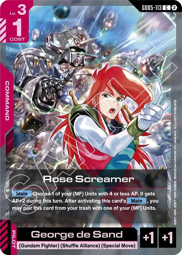 Rose Screamer GD05-113 (Freedom Ascension)