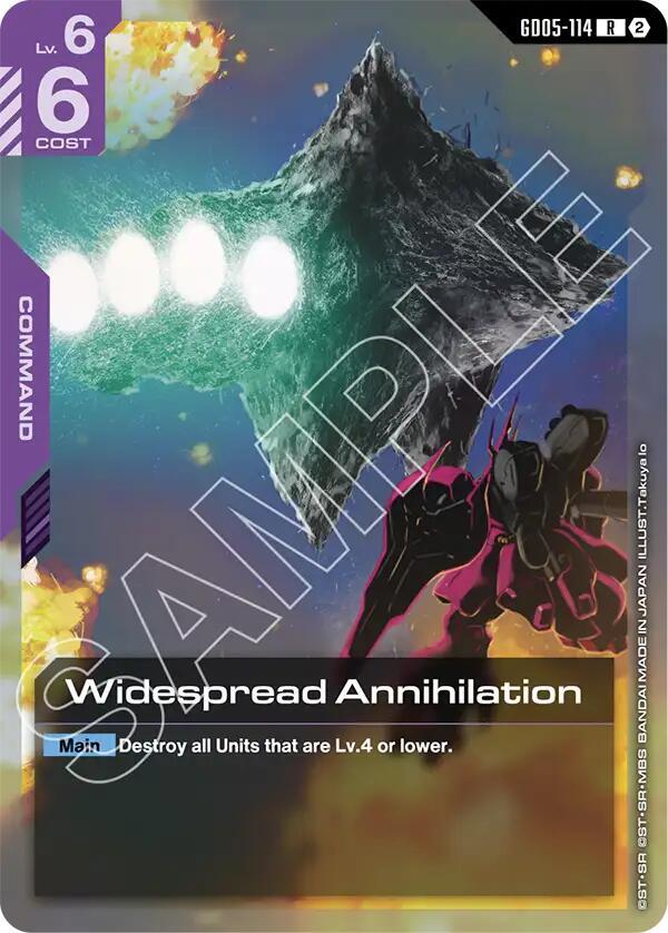 Widespread Annihilation GD05-114 (Freedom Ascension) - Holofoil