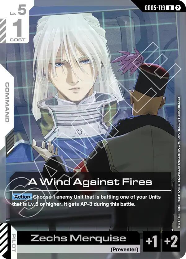 A Wind Against Fires GD05-119 (Freedom Ascension) - Holofoil