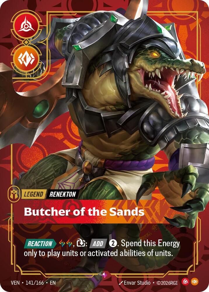 Renekton - Butcher of the Sands 141/166 (Vendetta) - Foil