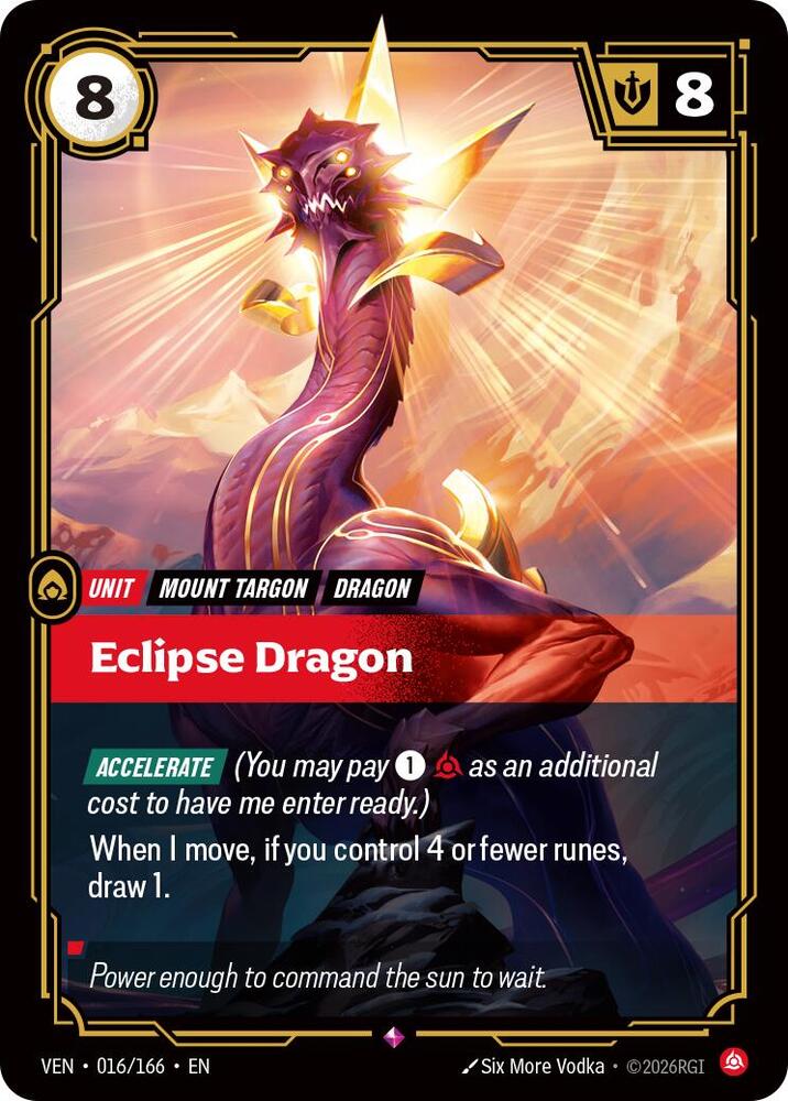 Eclipse Dragon 016/166 (Vendetta) - Foil