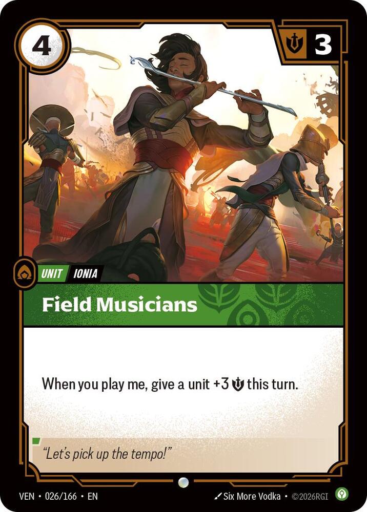 Field Musicians 026/166 (Vendetta)