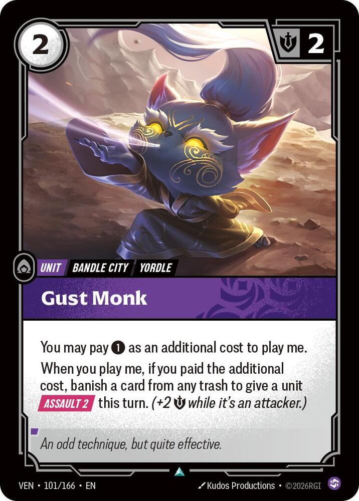 Gust Monk 101/166 (Vendetta) - Foil