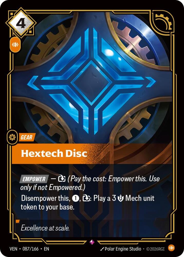 Hextech Disc 087/166 (Vendetta) - Foil