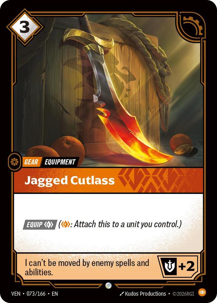 Jagged Cutlass 073/166 (Vendetta) - Foil
