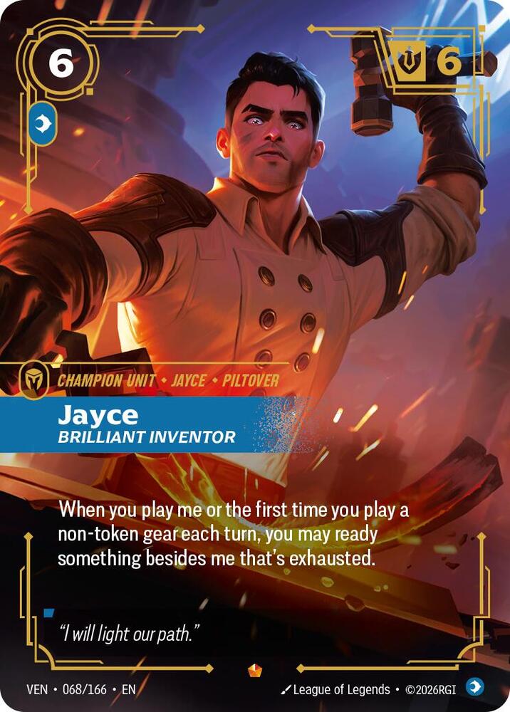Jayce - Brilliant Inventor 068/166 (Vendetta) - Foil
