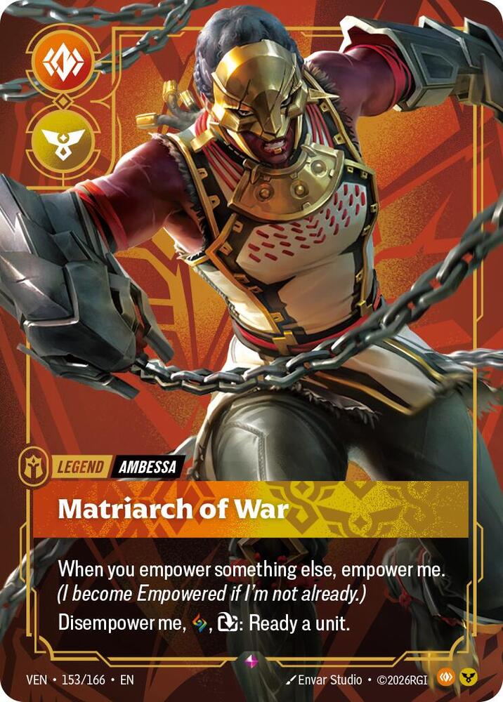 Ambessa - Matriarch of War 153/166 (Vendetta) - Foil