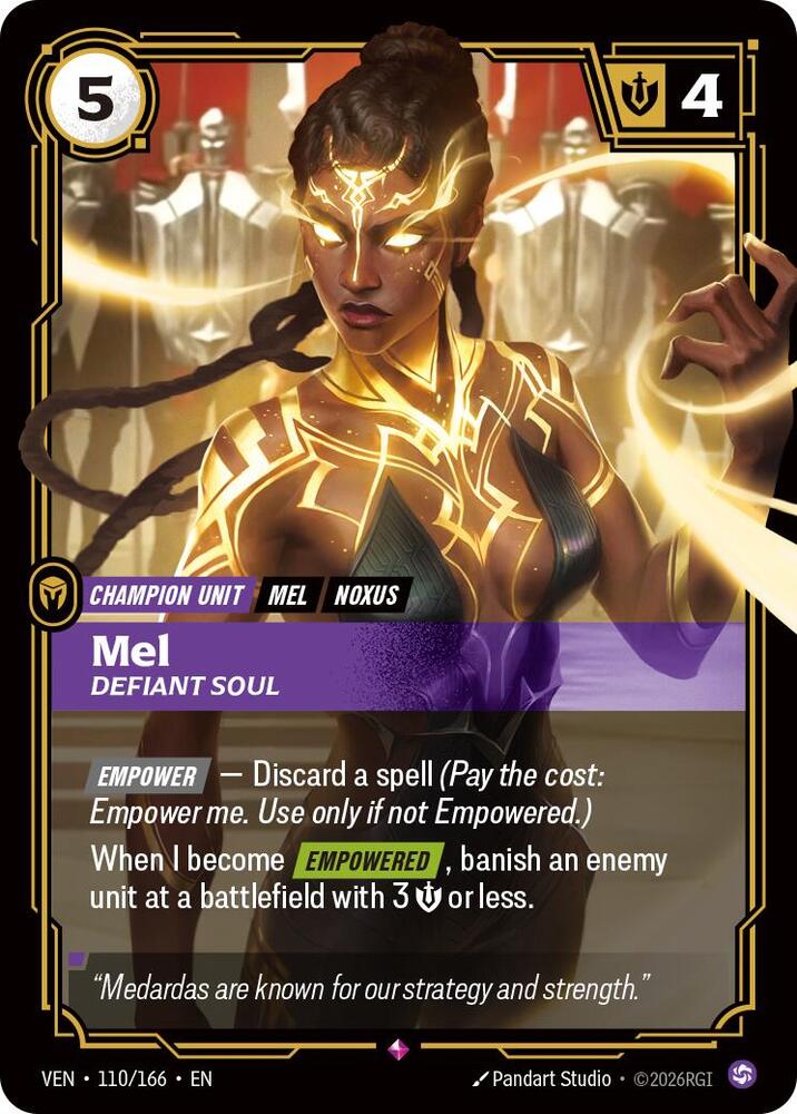 Mel - Defiant Soul 110/166 (Vendetta) - Foil
