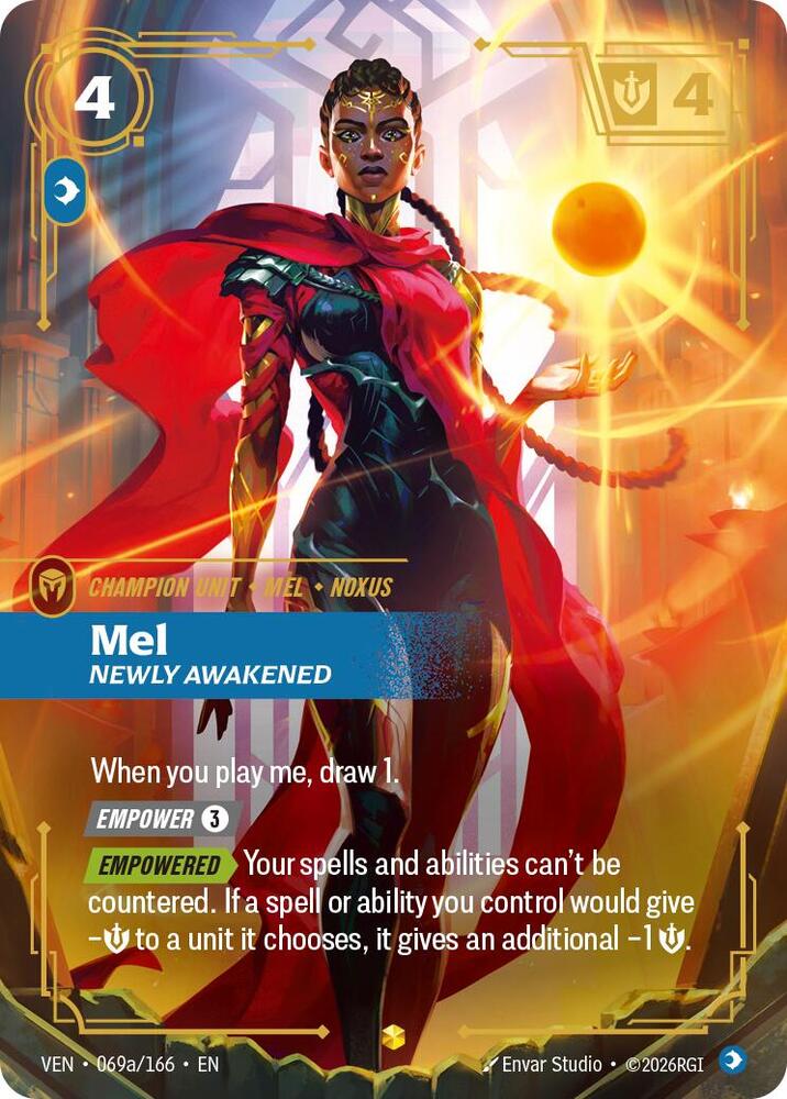 Mel - Newly Awakened 069a/166 (Vendetta) - Foil