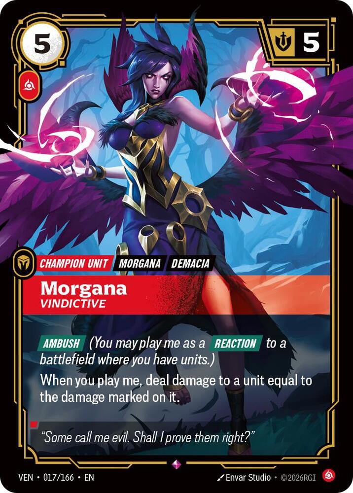 Morgana - Vindictive 017/166 (Vendetta) - Foil