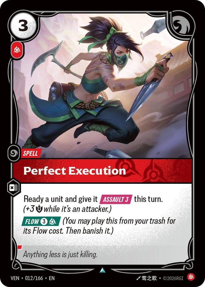 Perfect Execution 012/166 (Vendetta)