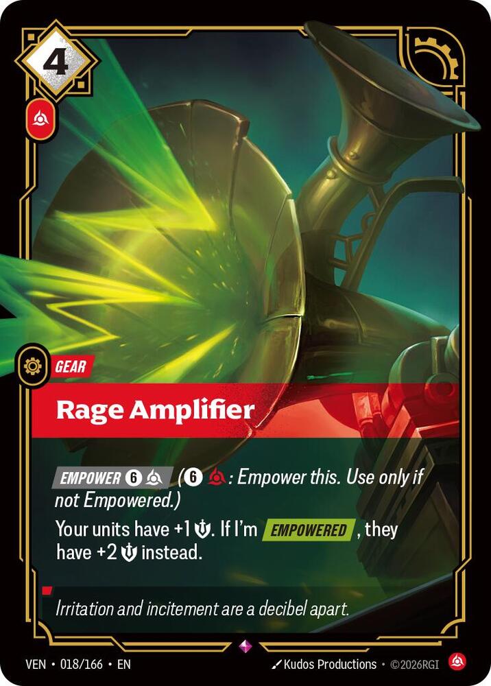 Rage Amplifier 018/166 (Vendetta) - Foil