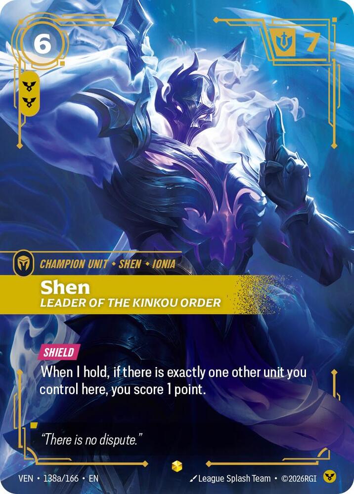 Shen - Leader of the Kinkou Order 138a/166 (Vendetta) - Foil